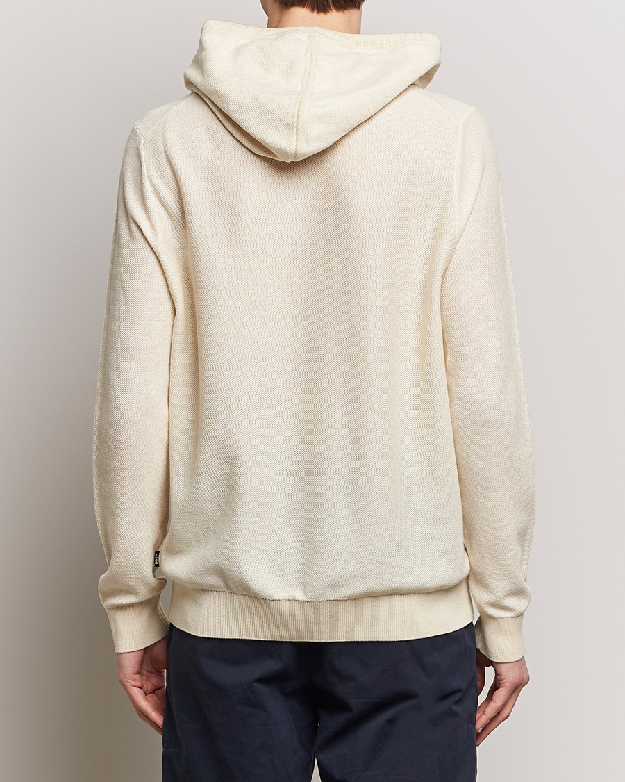Herre | Gensere | BOSS BLACK | Trapani Hoodie Open White