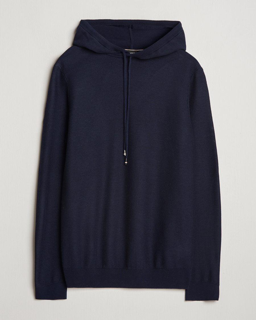 Herre | Gensere | BOSS BLACK | Trapani Hoodie Dark Blue