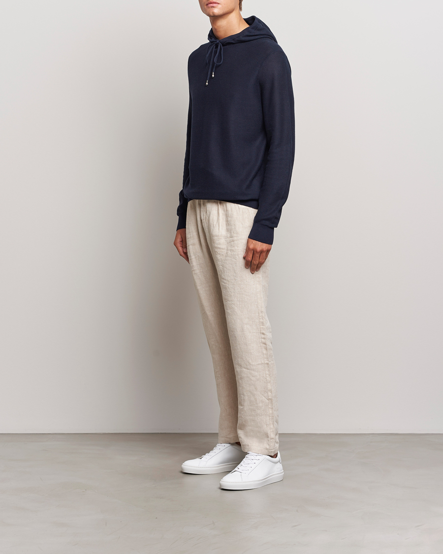 Herre | Gensere | BOSS BLACK | Trapani Hoodie Dark Blue