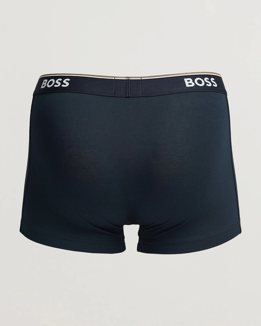 Herre | BOSS | BOSS BLACK | 3-Pack Cotton Trunk Black/White/Blue
