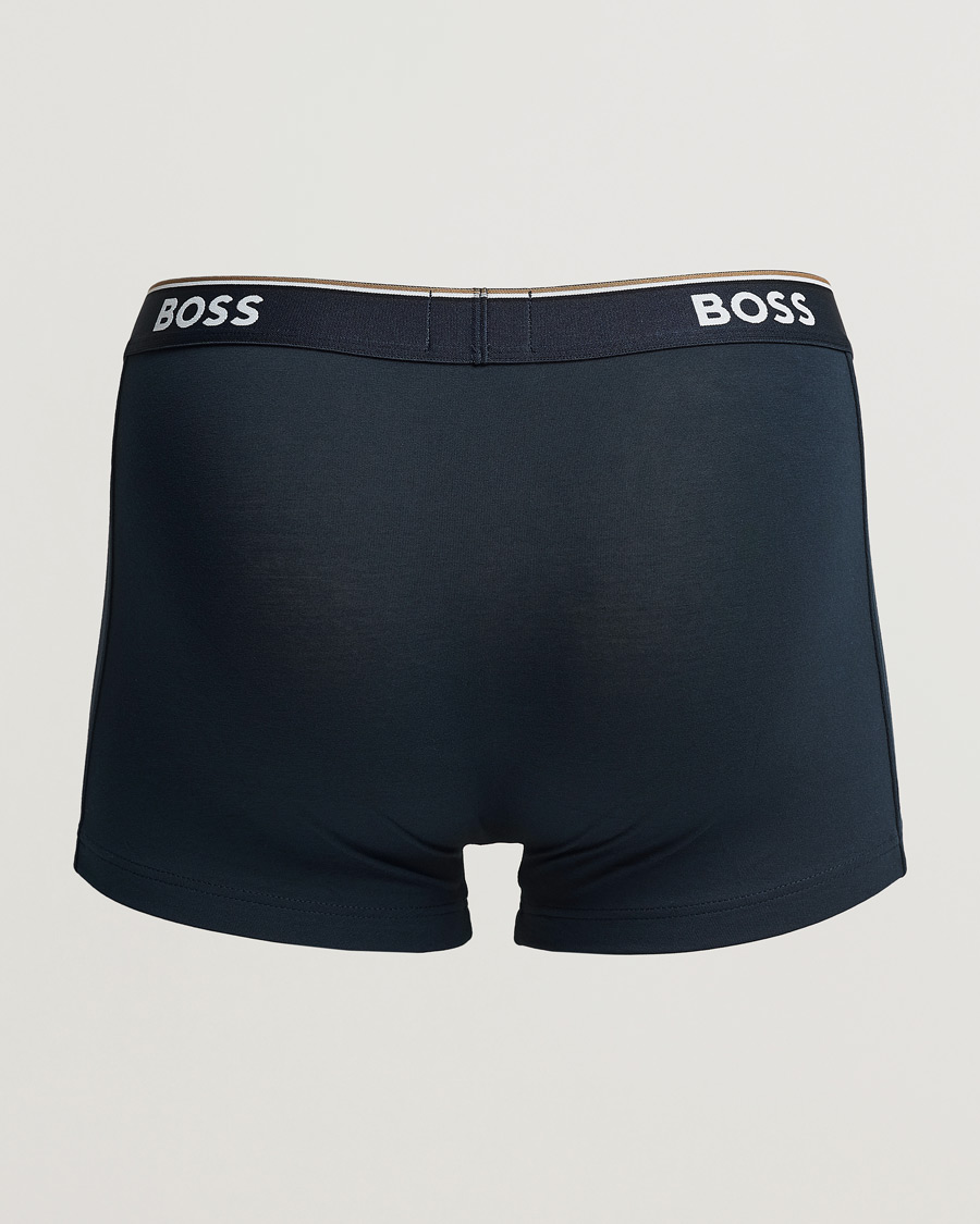 Herre | Trunks | BOSS BLACK | 3-Pack Cotton Trunk Black/White/Blue