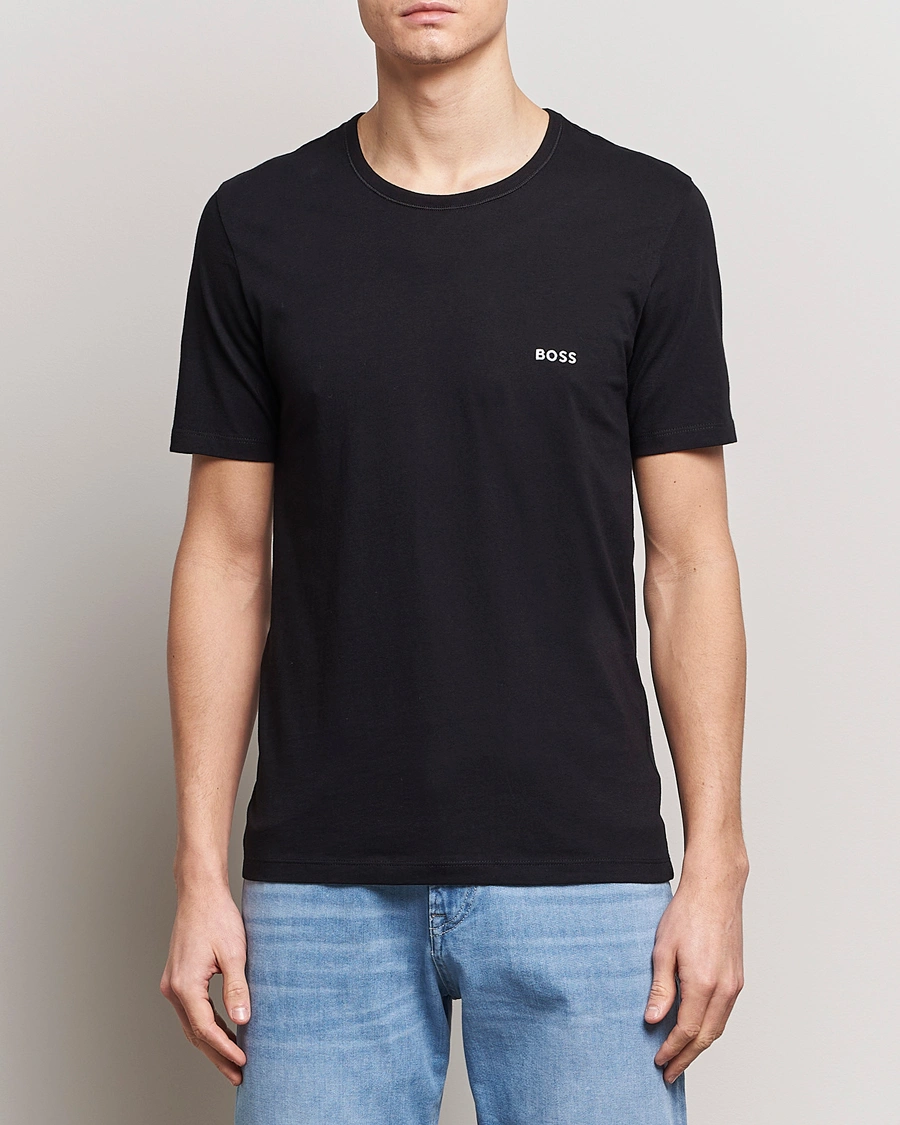 Herre | Avdelinger | BOSS BLACK | 3-Pack Crew Neck T-Shirt Black/White/Red