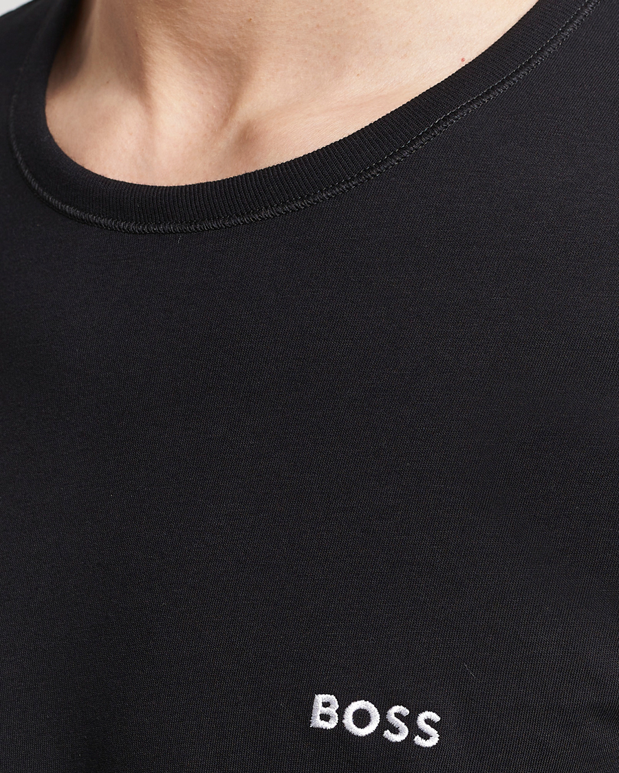 Herre | T-Shirts | BOSS BLACK | 3-Pack Crew Neck T-Shirt Black/White/Red