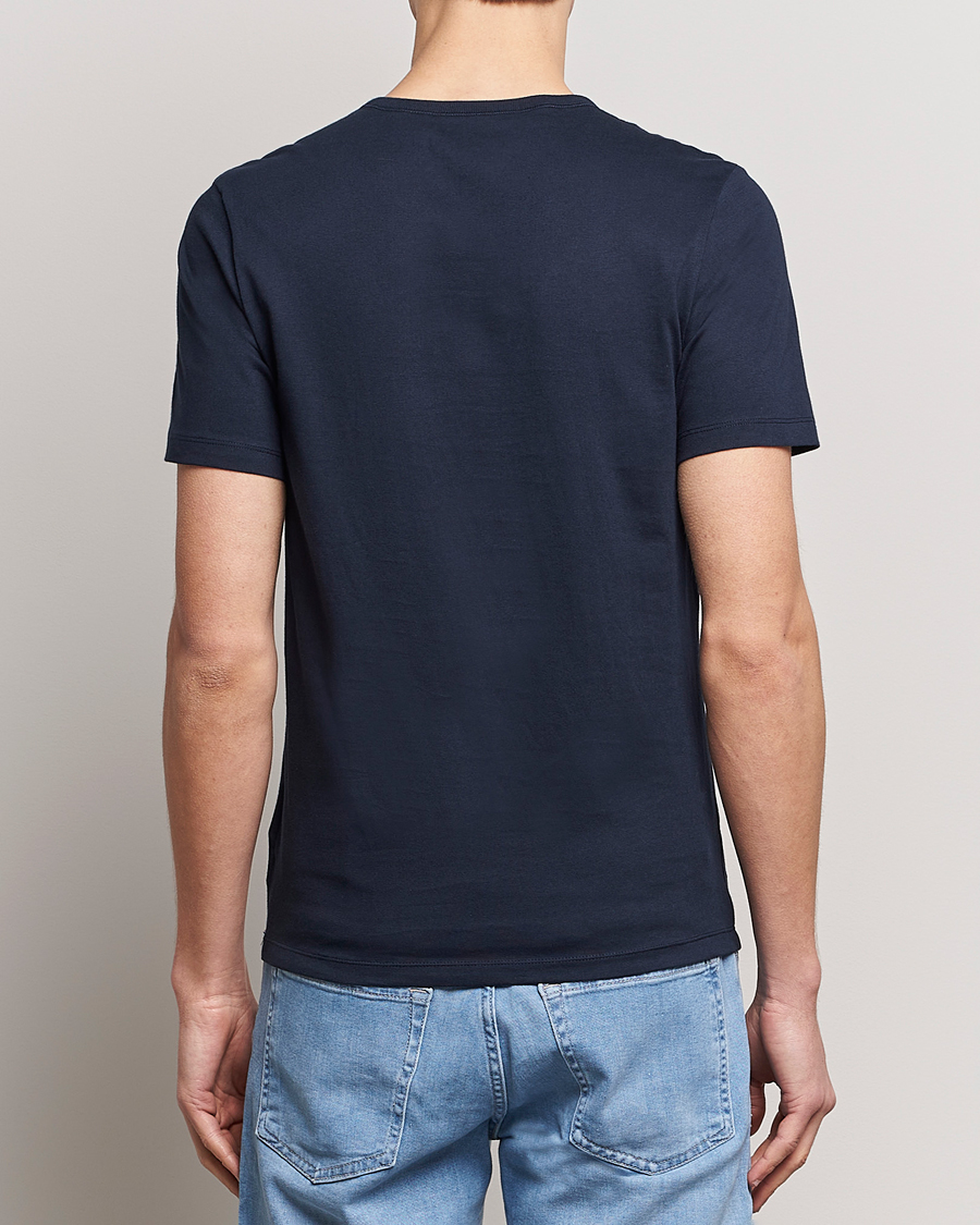 Herre | T-Shirts | BOSS BLACK | 3-Pack Crew Neck T-Shirt Blue