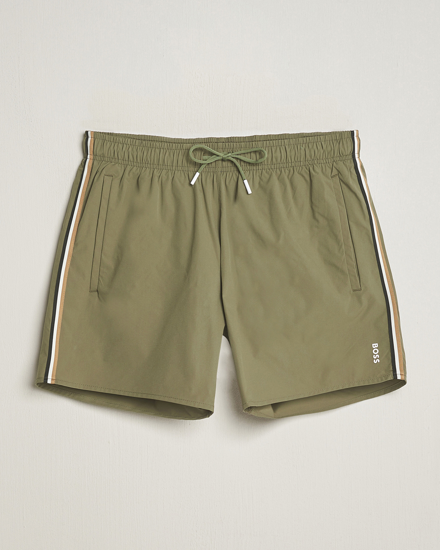 Herre | Badeshorts | BOSS BLACK | Iconic Swimshorts Green
