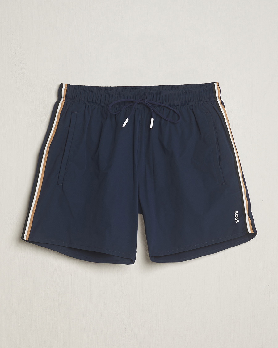 Herre | Badeshorts | BOSS BLACK | Iconic Swimshorts Navy
