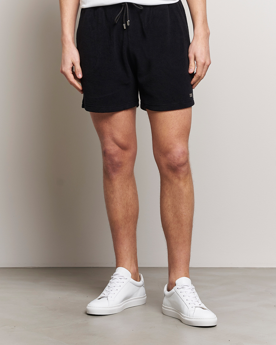 Herre | Shorts | BOSS BLACK | Terry Shorts Black