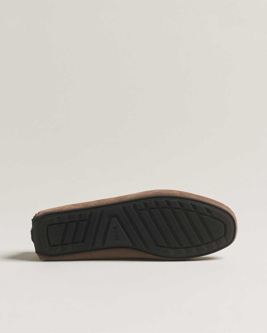 Herre | BOSS BLACK Noel Car Shoe Suede Medium Beige | BOSS BLACK | Noel Car Shoe Suede Medium Beige