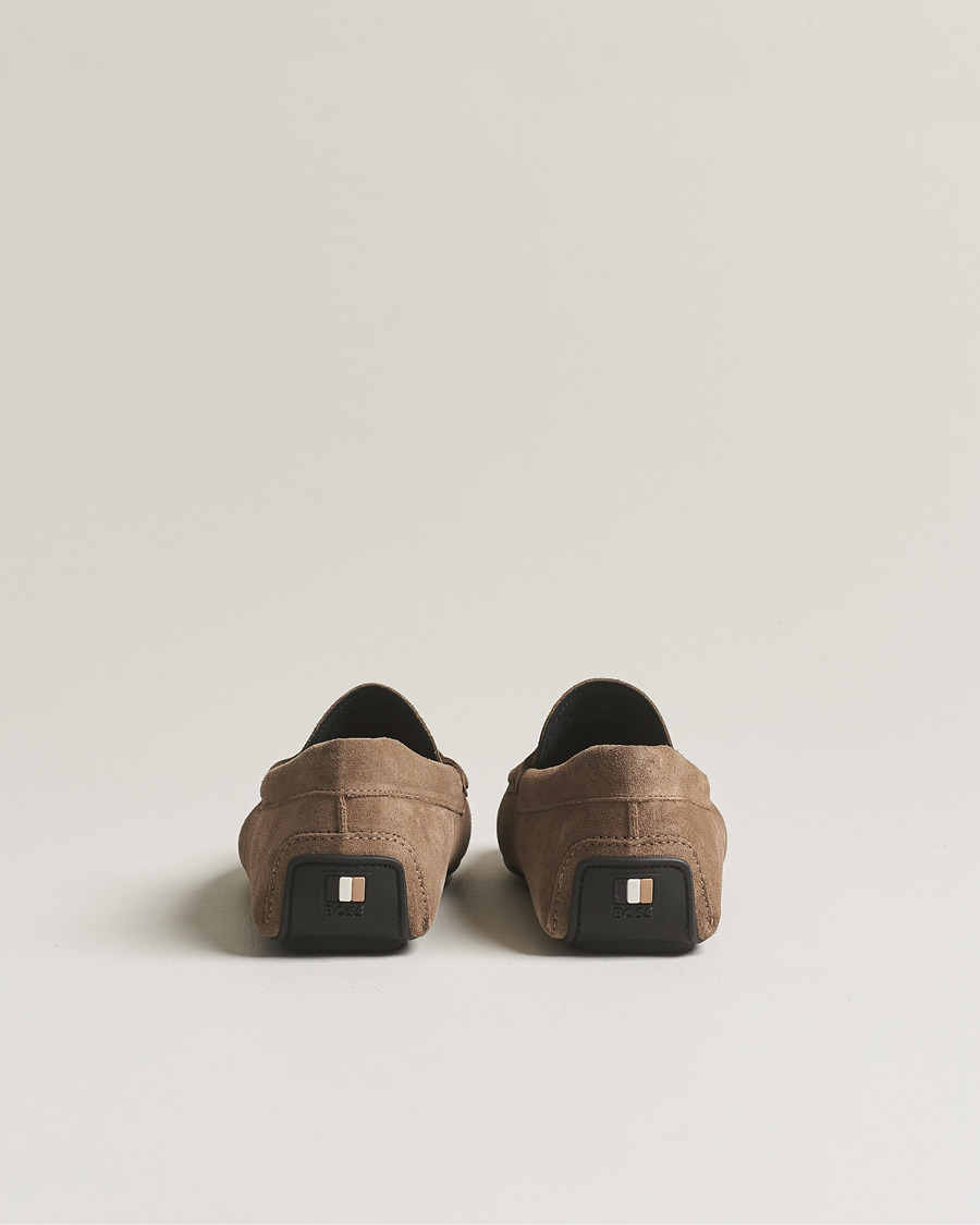 Herre | BOSS BLACK Noel Car Shoe Suede Medium Beige | BOSS BLACK | Noel Car Shoe Suede Medium Beige