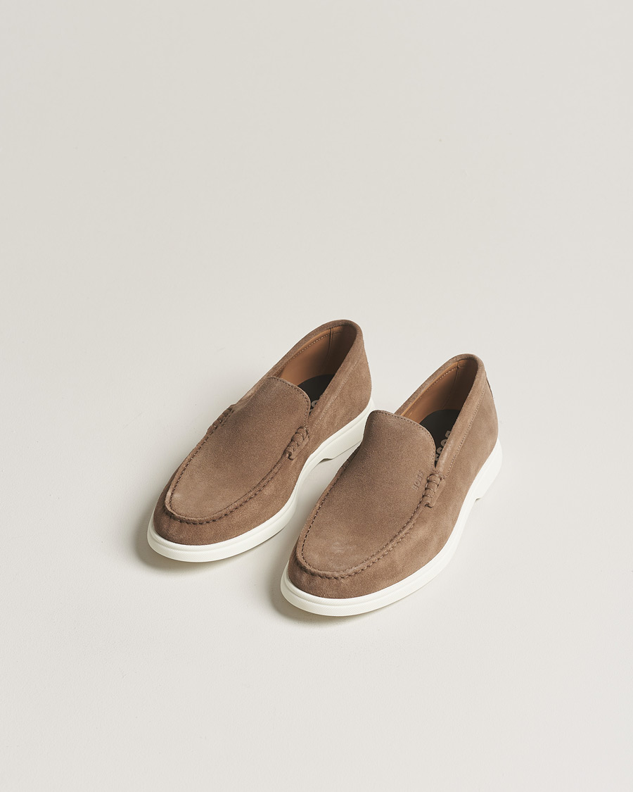 Herre | Loafers | BOSS BLACK | Sienne Suede Loafer Medium Beige