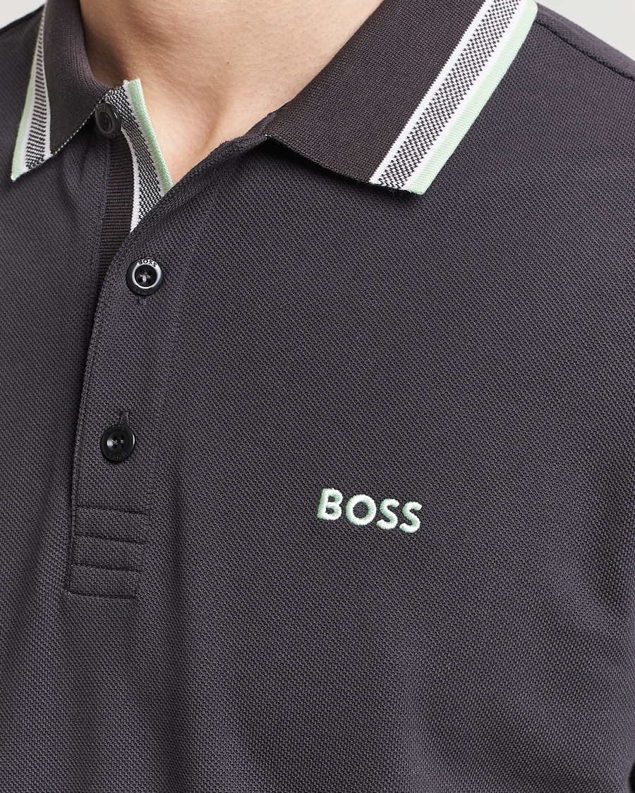 Herre | Pikéer | BOSS GREEN | Paddy Jersey Polo Charcoal