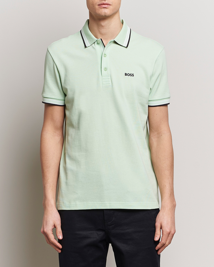 Herr | BOSS GREEN | BOSS GREEN | Paddy Jersey Polo Open Green