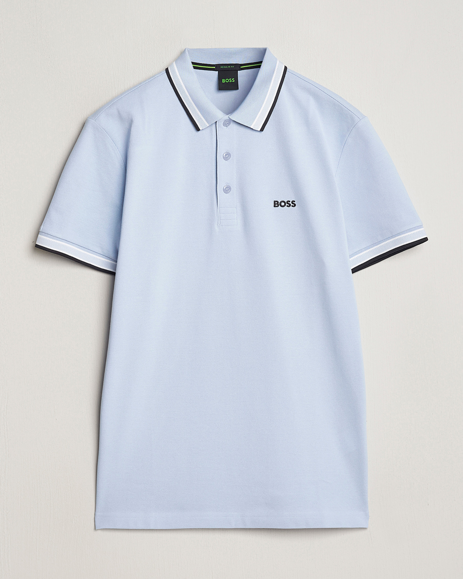 Herre | Pikéer | BOSS GREEN | Paddy Jersey Polo Light Blue