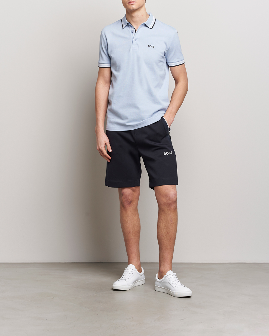 Herre | Pikéer | BOSS GREEN | Paddy Jersey Polo Light Blue