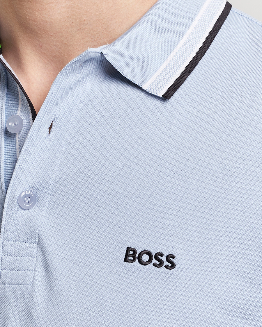 Herre | Pikéer | BOSS GREEN | Paddy Jersey Polo Light Blue