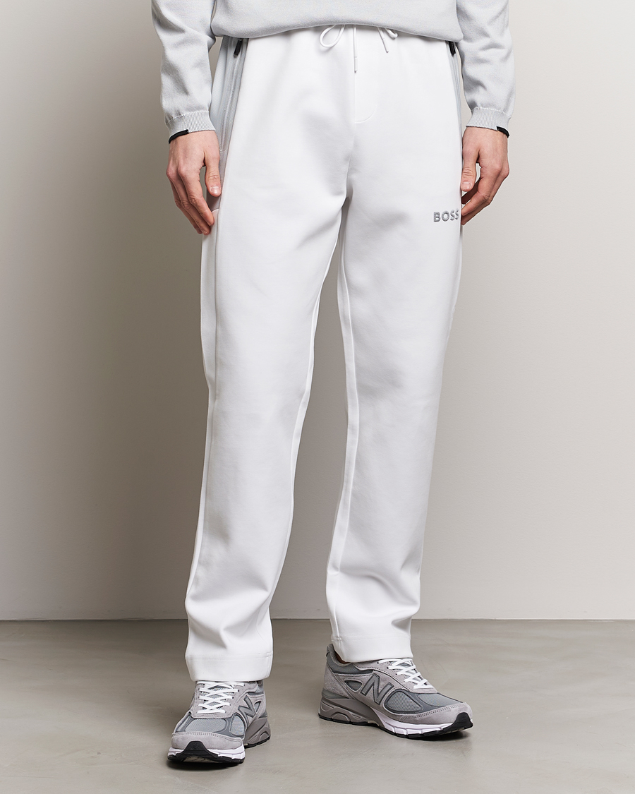 Herre | Bukser | BOSS GREEN | Hadim Sweatpants White