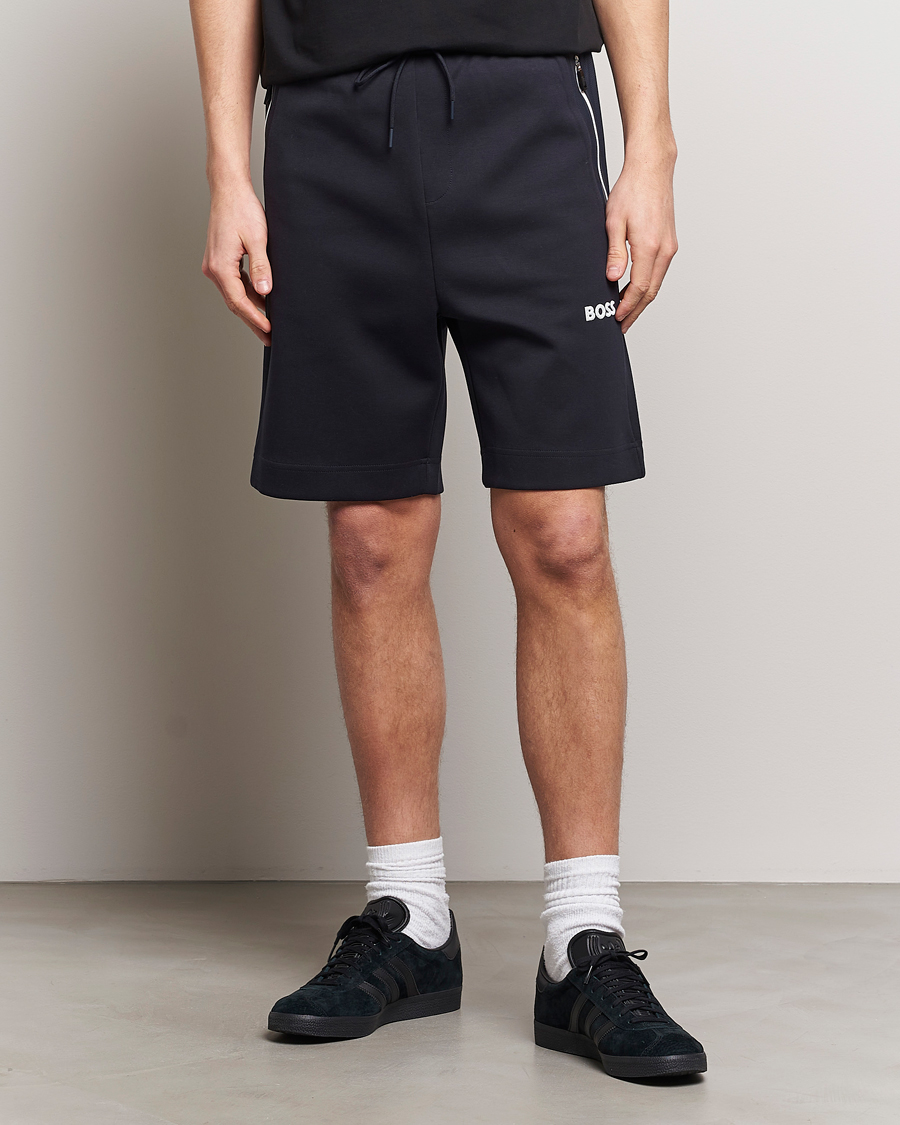 Herre | Shorts | BOSS GREEN | Headlo Sweatshorts Dark Blue
