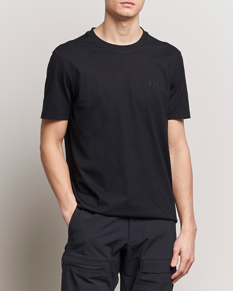 Herre | Kortermede t-shirts | BOSS GREEN | Crew Neck T-Shirt Black