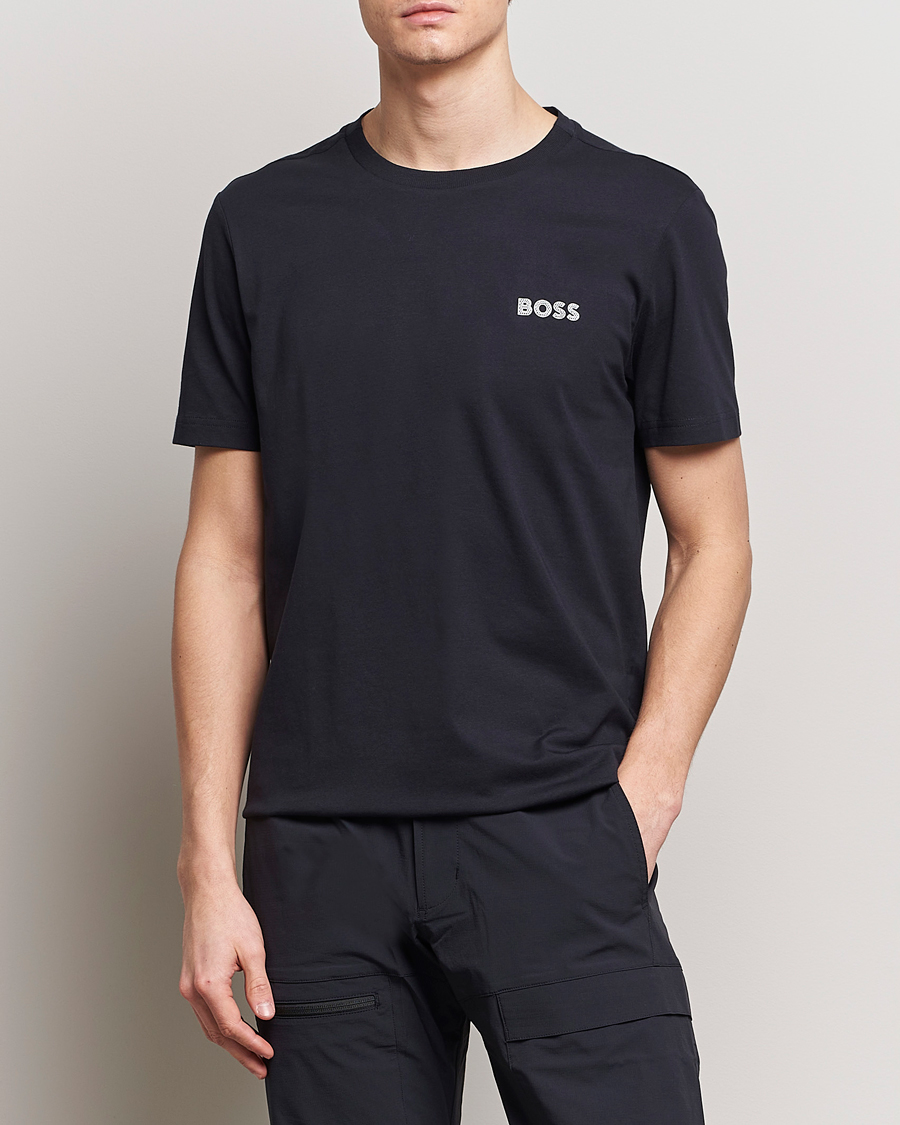 Herre | Lojalitetstilbud | BOSS GREEN | Crew Neck T-Shirt Dark Blue