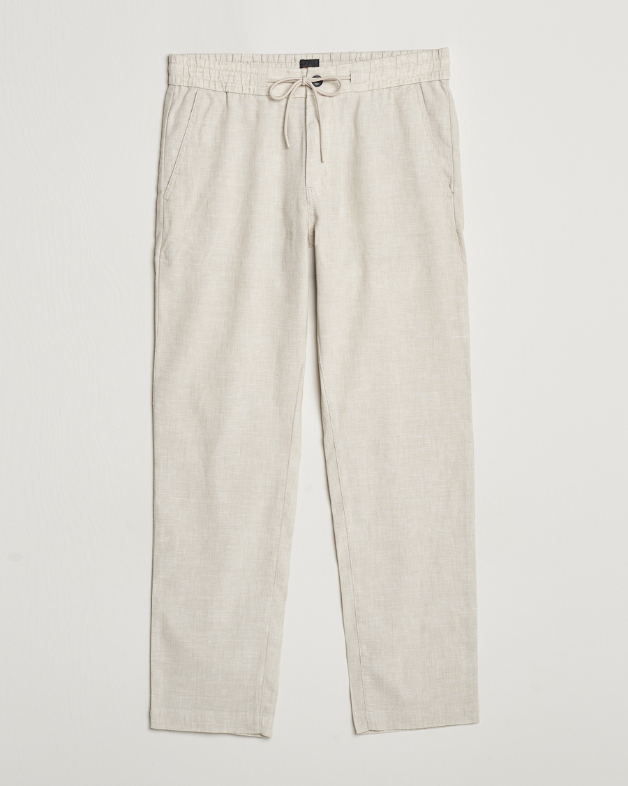 Herre | Bukser | BOSS ORANGE | Sanderson Linen Pants Light Beige
