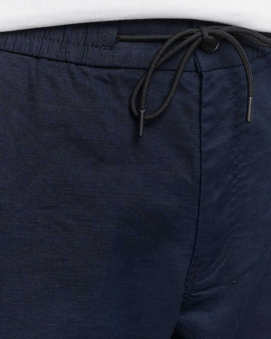 Herre | Bukser | BOSS ORANGE | Sanderson Linen Pants Dark Blue