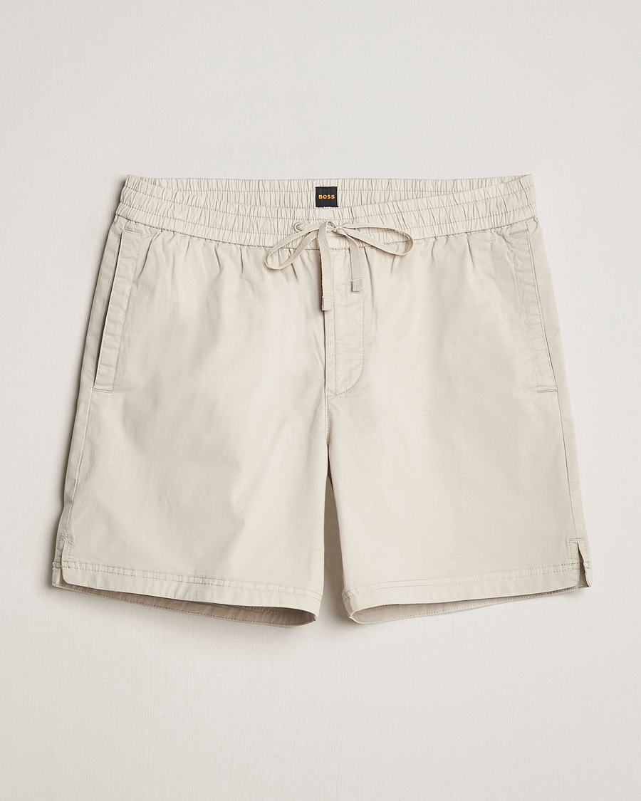 Herre | Shorts | BOSS ORANGE | Sandrew Cotton Shorts Light Beige