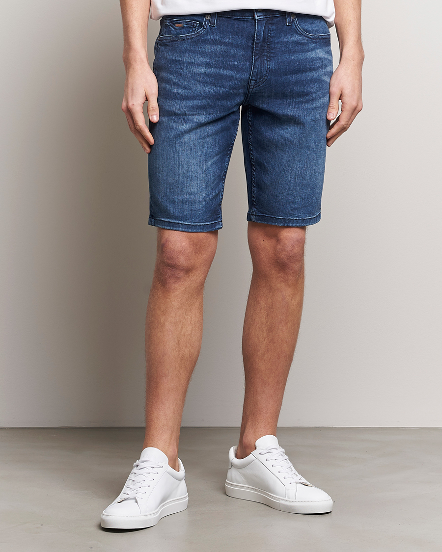 Herre | Denimshorts | BOSS ORANGE | Delaware Jeans Shorts Navy