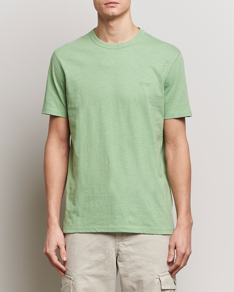 Herre | Klær | BOSS ORANGE | Tegood Crew Neck T-Shirt Open Green