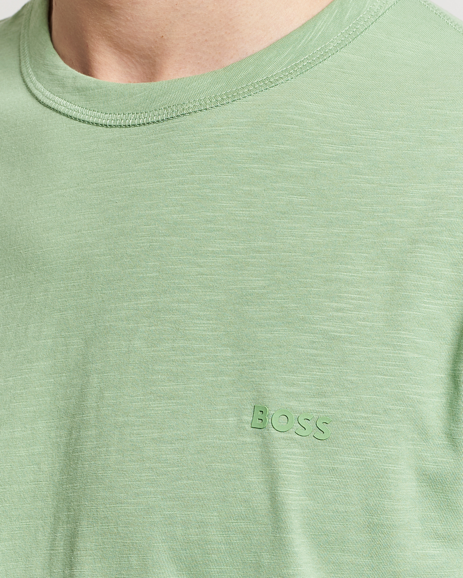 Herre | T-Shirts | BOSS ORANGE | Tegood Crew Neck T-Shirt Open Green