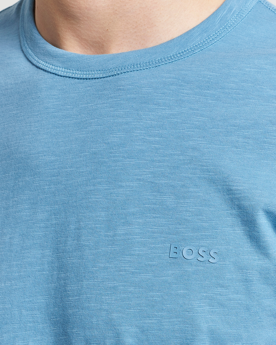 Herre | T-Shirts | BOSS ORANGE | Tegood Crew Neck T-Shirt Open Blue