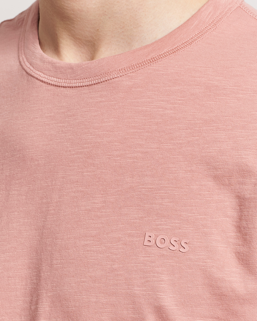 Herre | T-Shirts | BOSS ORANGE | Tegood Crew Neck T-Shirt Open Pink