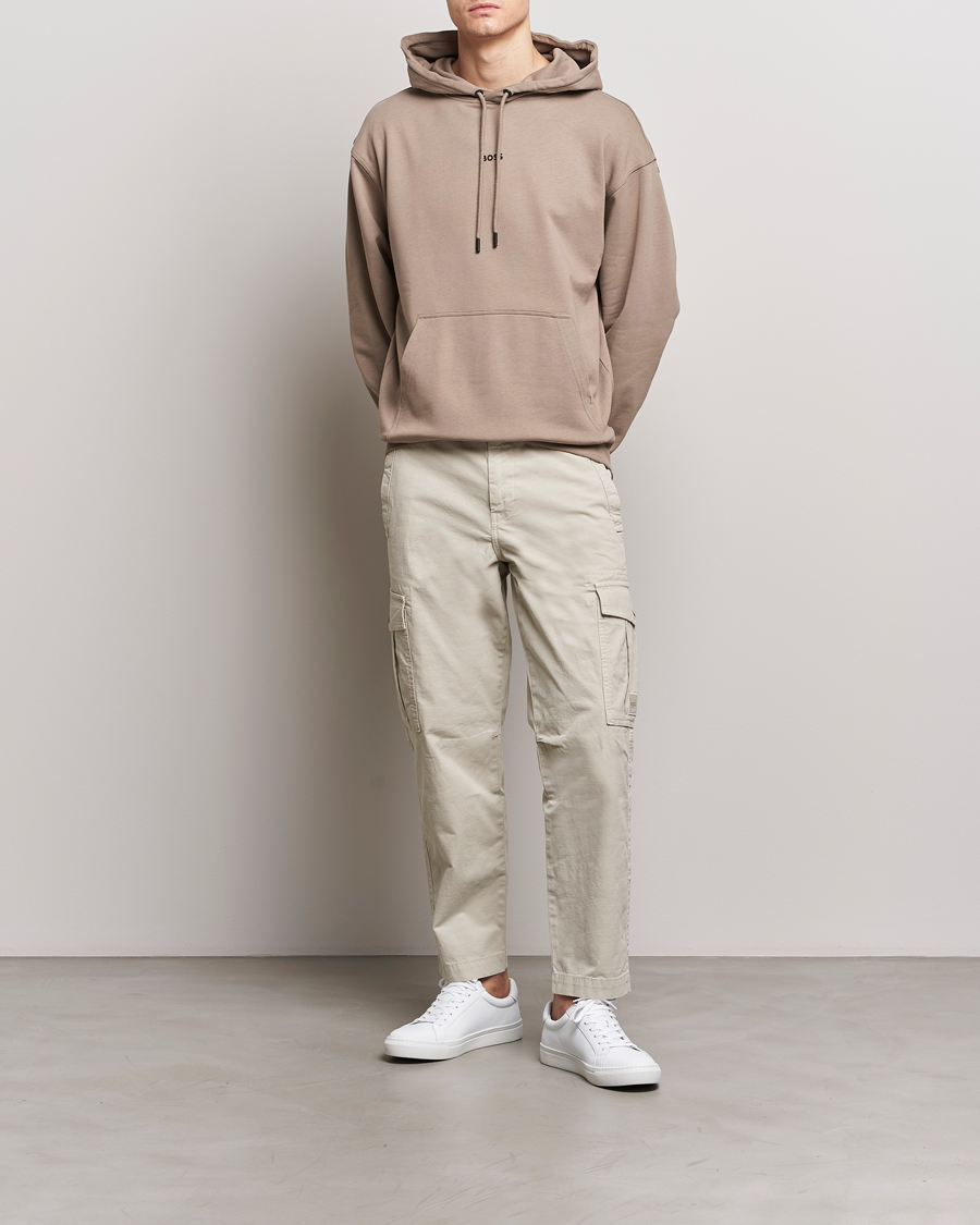 Herre | Gensere | BOSS ORANGE | WeSmall Logo Hoodie Open Brown