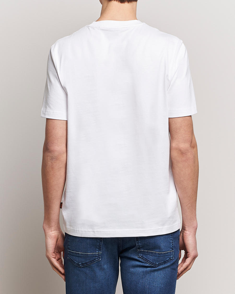 Herre | T-Shirts | BOSS ORANGE | Tucan Printed Crew Neck T-Shirt Natural