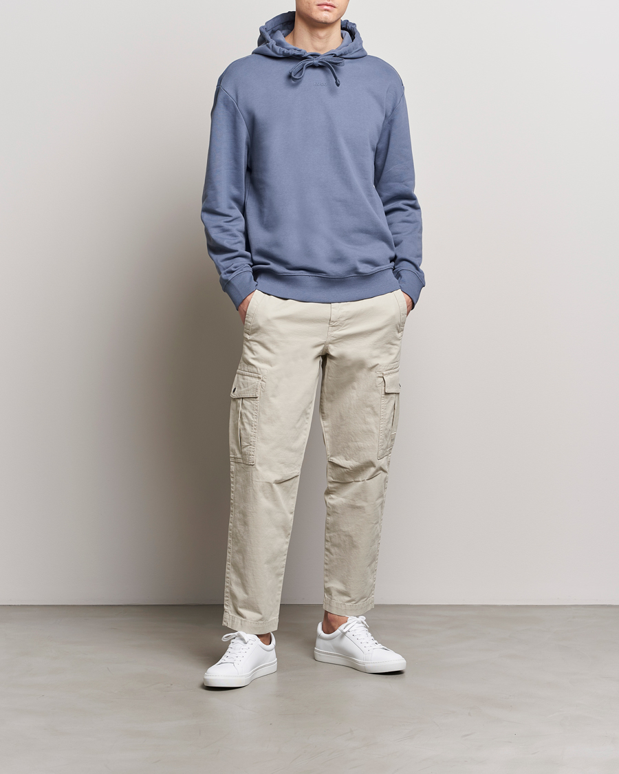 Herre | Gensere | HUGO | Dapo Hoodie Open Blue