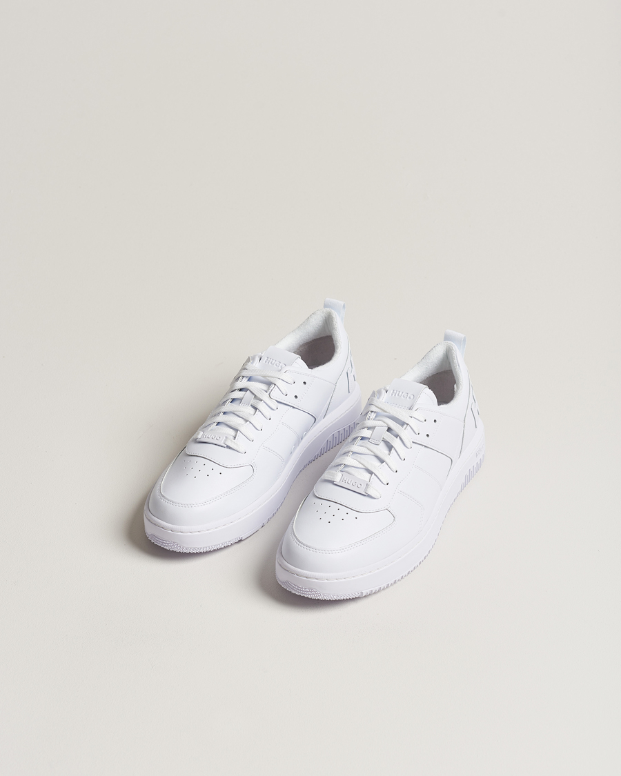 Herre | Hvite sneakers | HUGO | Kilian Leather Sneaker White