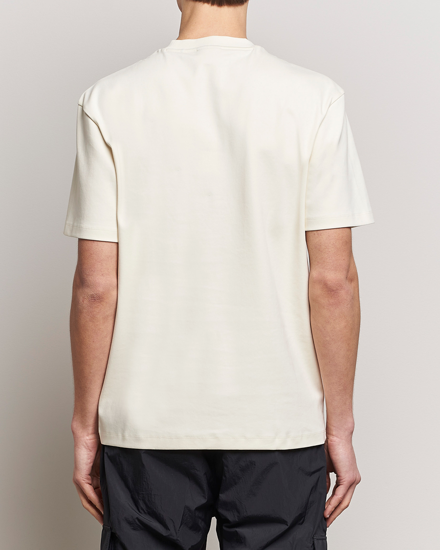 Herre | T-Shirts | HUGO | Dalile Logo Crew Neck T-Shirt Open White