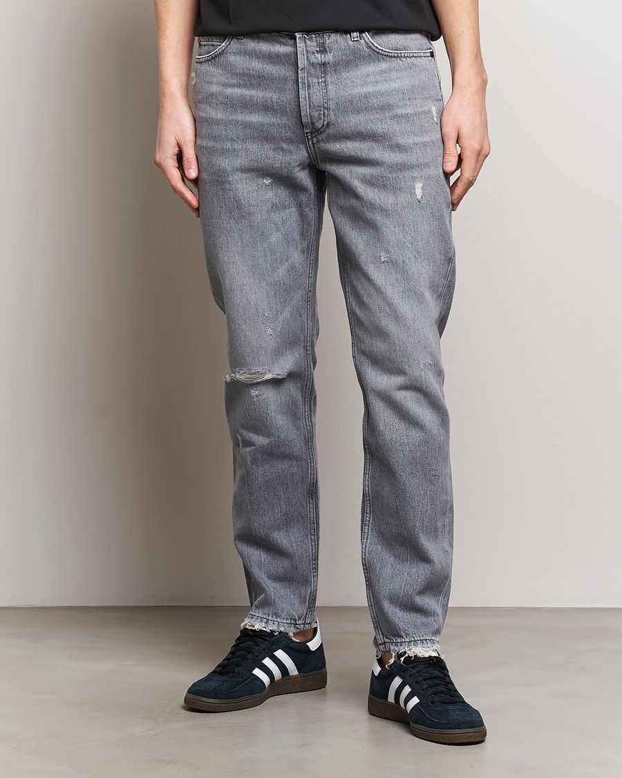 Herre | Tapered fit | HUGO | 634 Tapered Fit Jeans Medium Grey