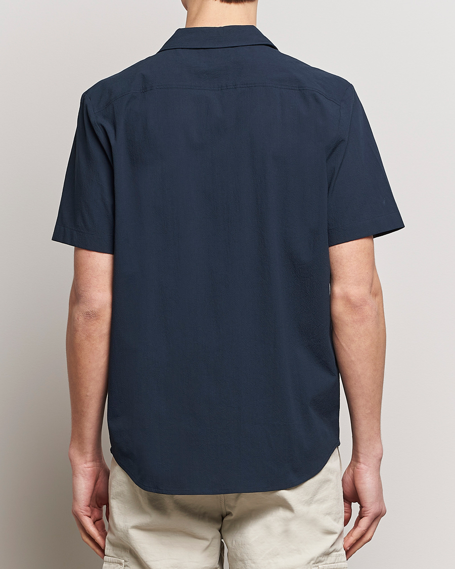 Herre | Skjorter | HUGO | Ellino Short Sleeve Shirt Dark Blue