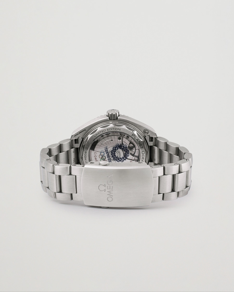 Herre | Omega Pre-Owned Seamaster Planet Ocean Tokyo 208/2020 Silver | Omega Pre-Owned | Seamaster Planet Ocean Tokyo 208/2020 Silver