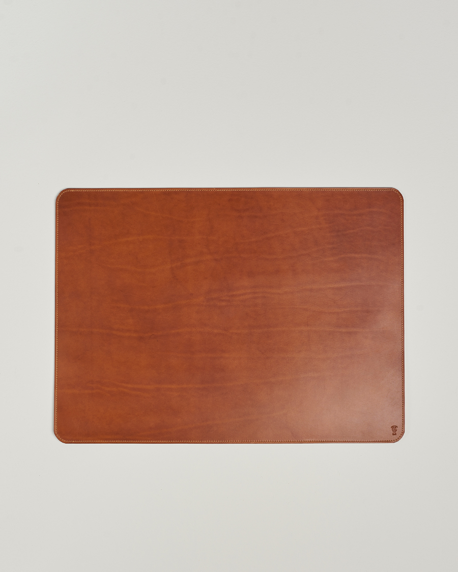 Herre | Til hjemmet | Tärnsjö Garveri | Leather Desk Mat Light Brown