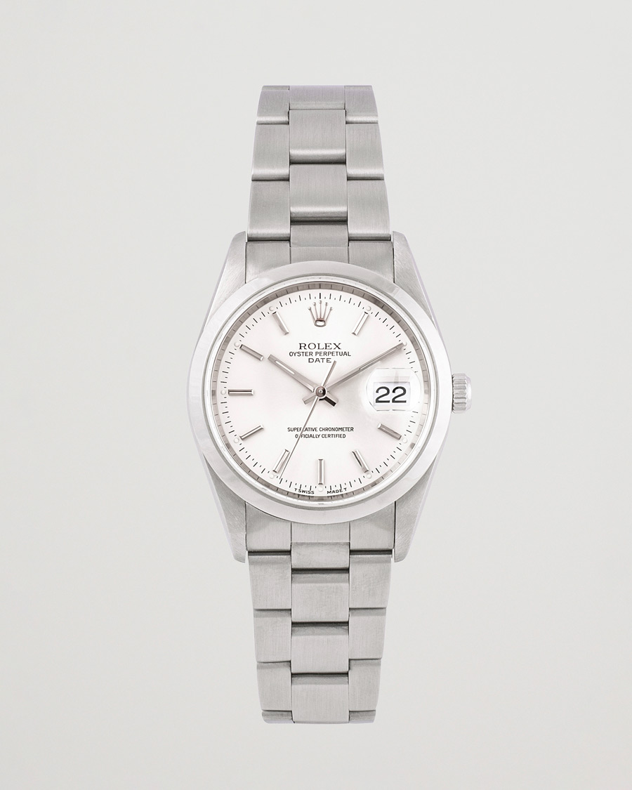 Herre | Rolex Pre-Owned Date 15200 Oyster Perpetual Silver | Rolex Pre-Owned | Date 15200 Oyster Perpetual Silver