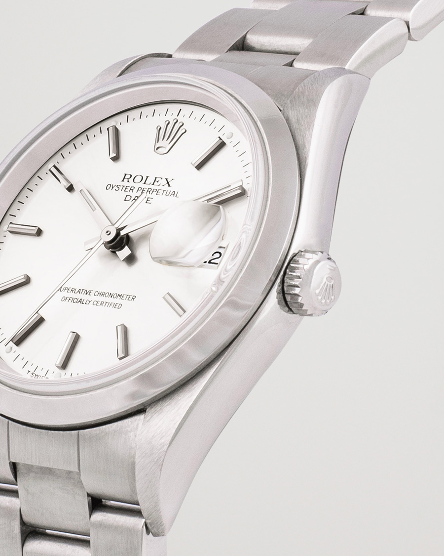 Herre | Rolex Pre-Owned Date 15200 Oyster Perpetual Silver | Rolex Pre-Owned | Date 15200 Oyster Perpetual Silver