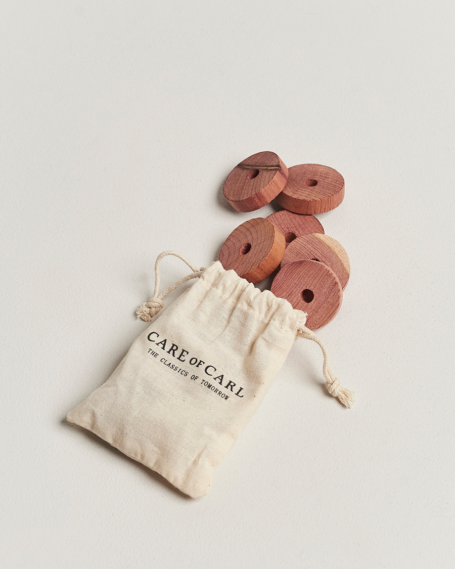 Herre | Pleie av plagg | Care with Carl | 10-Pack Cedar Rings
