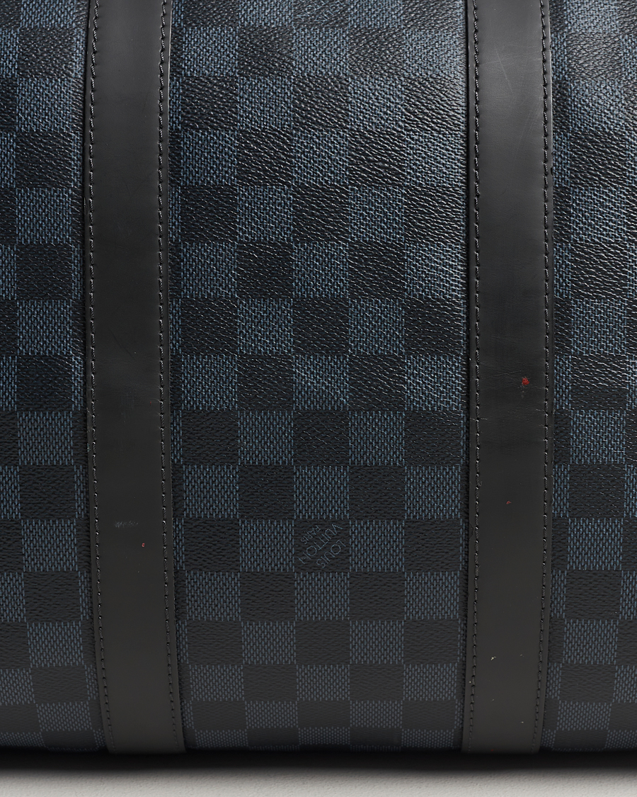 Herre | Louis Vuitton Pre-Owned Keepall Bandoulière 45 Damier Graphite | Louis Vuitton Pre-Owned | Keepall Bandoulière 45 Damier Graphite