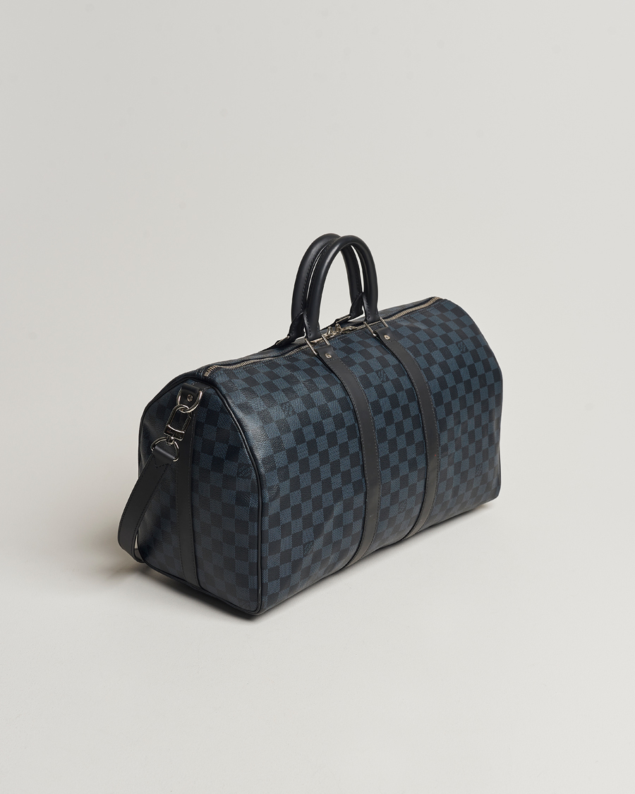 Herre | Louis Vuitton Pre-Owned Keepall Bandoulière 45 Damier Graphite | Louis Vuitton Pre-Owned | Keepall Bandoulière 45 Damier Graphite