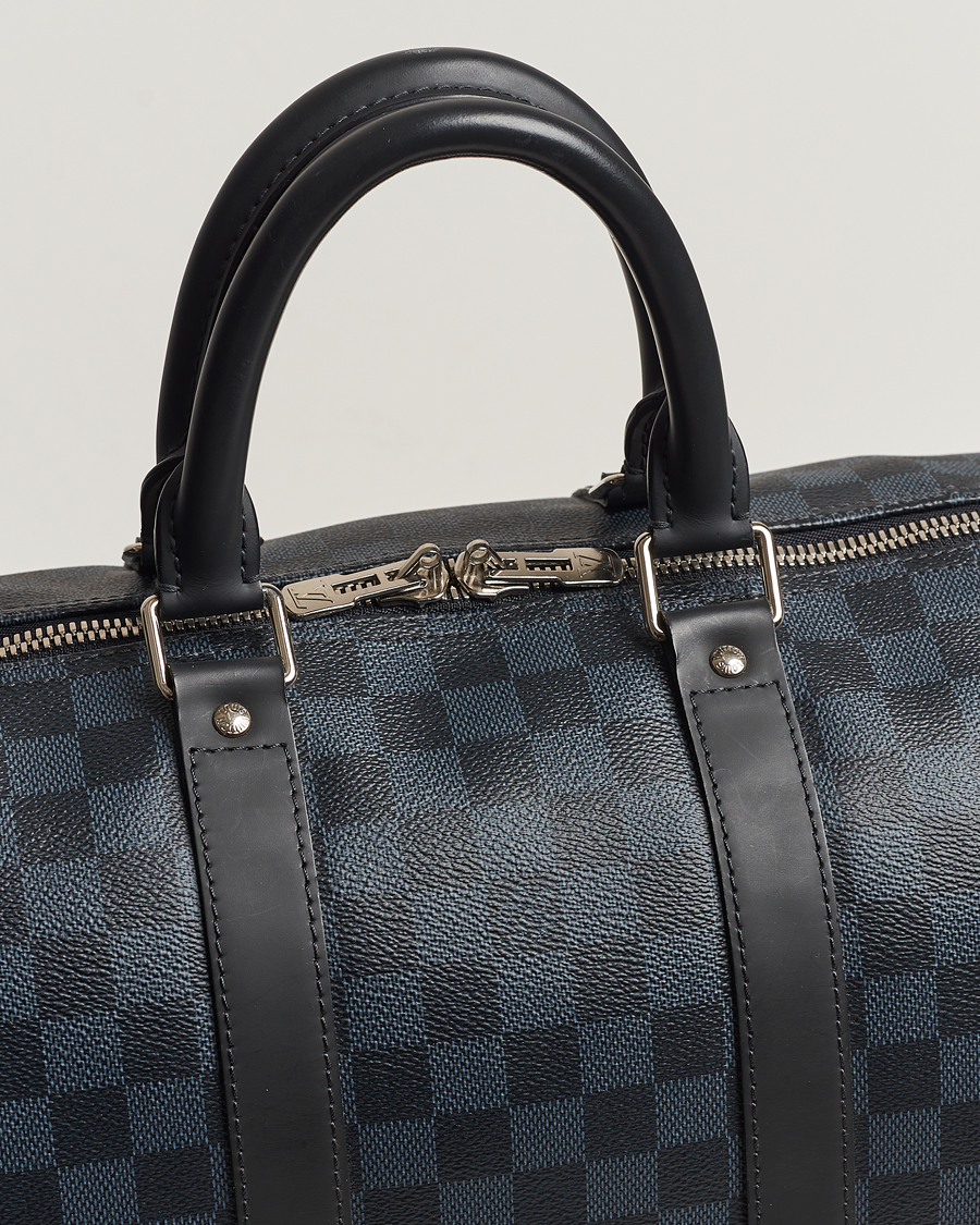 Herre | Louis Vuitton Pre-Owned Keepall Bandoulière 45 Damier Graphite | Louis Vuitton Pre-Owned | Keepall Bandoulière 45 Damier Graphite