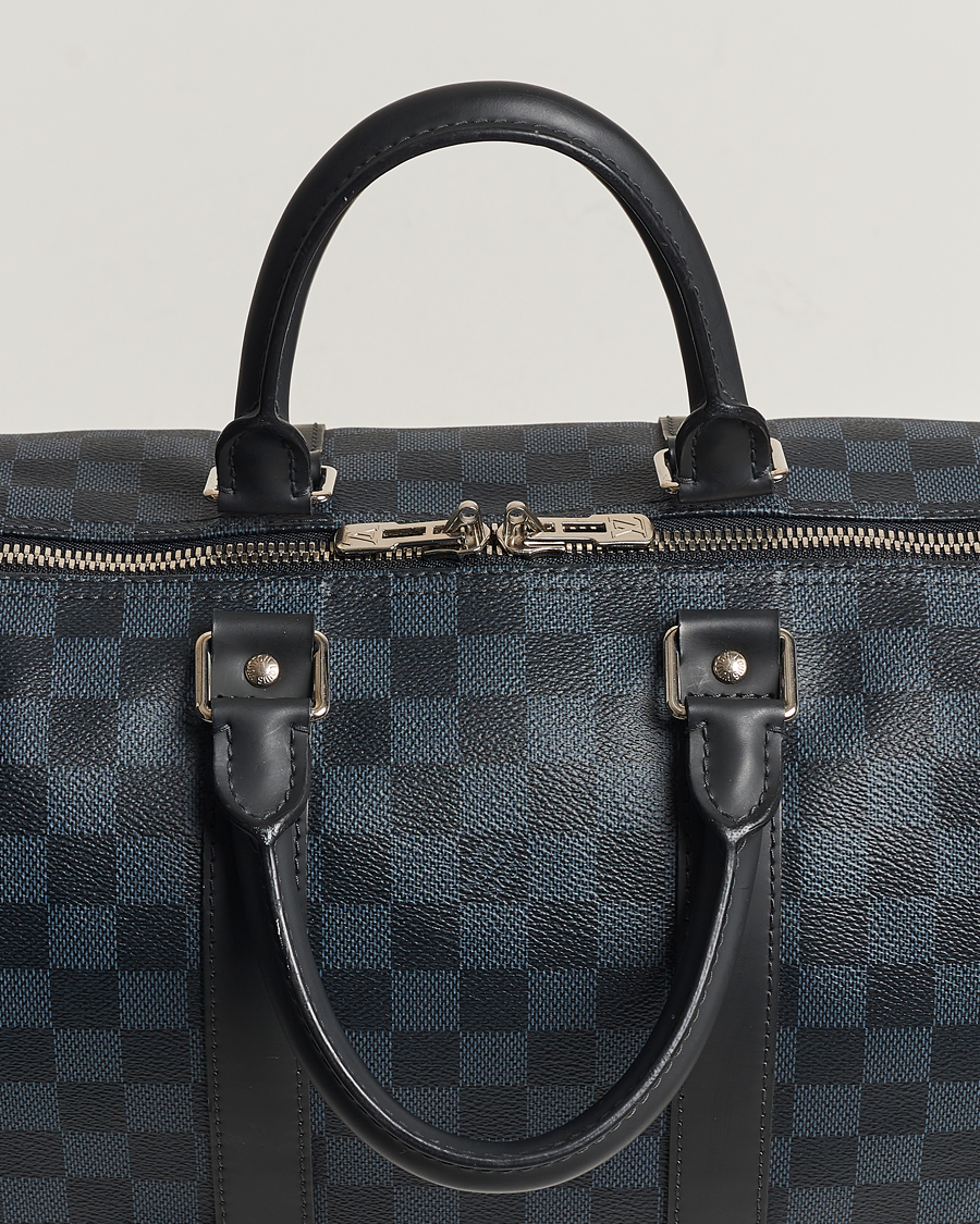 Herre | Louis Vuitton Pre-Owned Keepall Bandoulière 45 Damier Graphite | Louis Vuitton Pre-Owned | Keepall Bandoulière 45 Damier Graphite