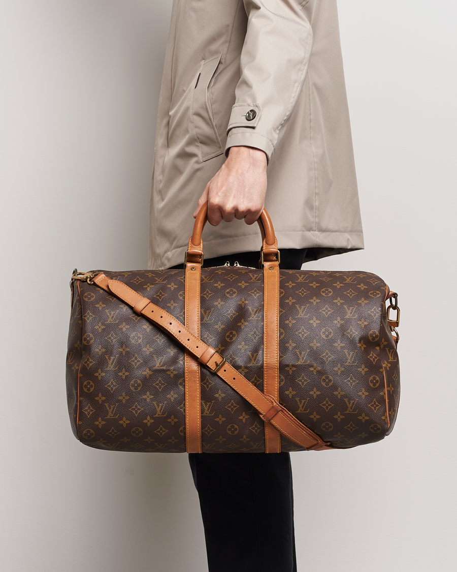 Herre | Pre-Owned & Vintage Bags | Louis Vuitton Pre-Owned | Keepall Bandoulière 50 Monogram 