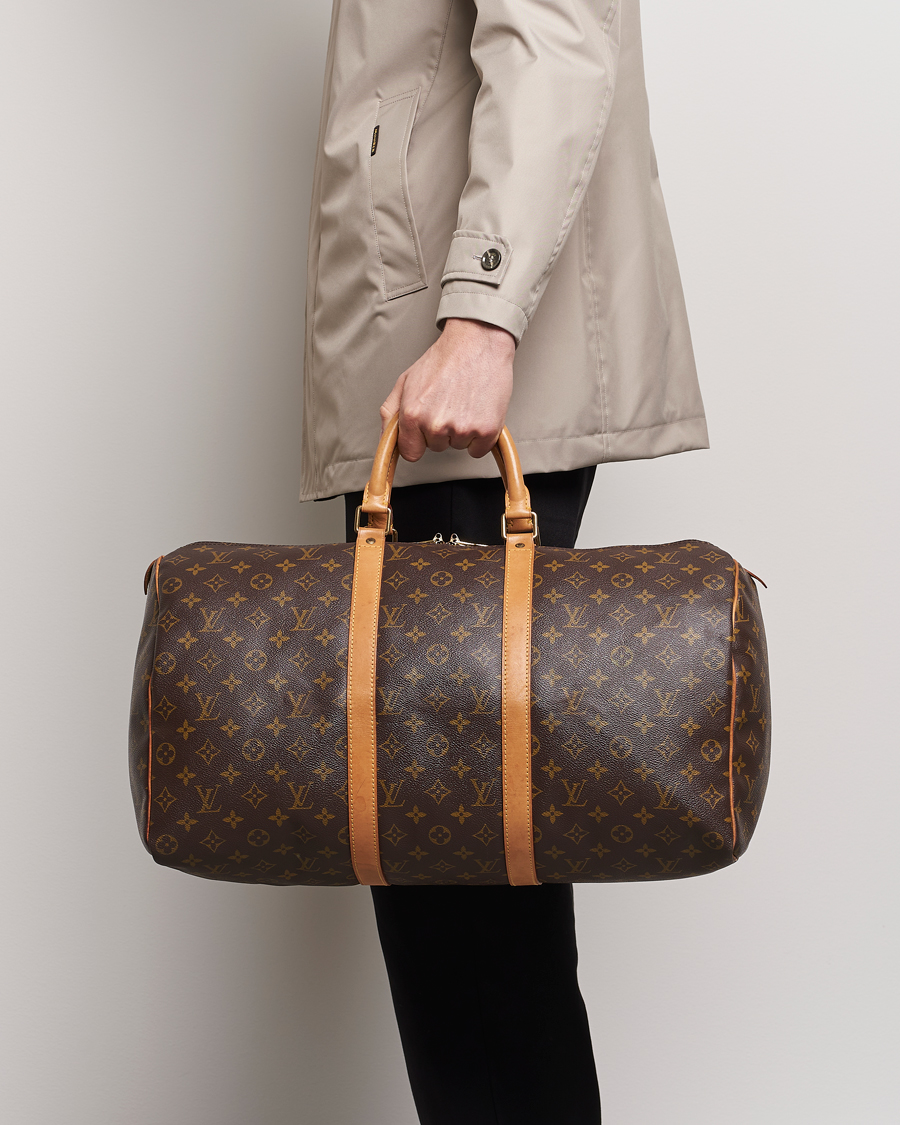 Herre | Pre-owned Assesoarer | Louis Vuitton Pre-Owned | Keepall 50 Bag Monogram 
