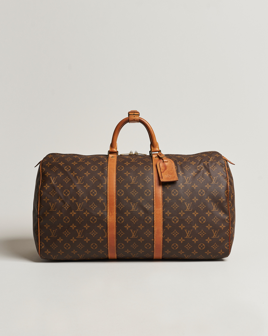Herre | Louis Vuitton Pre-Owned Keepall 55 Bag Monogram | Louis Vuitton Pre-Owned | Keepall 55 Bag Monogram